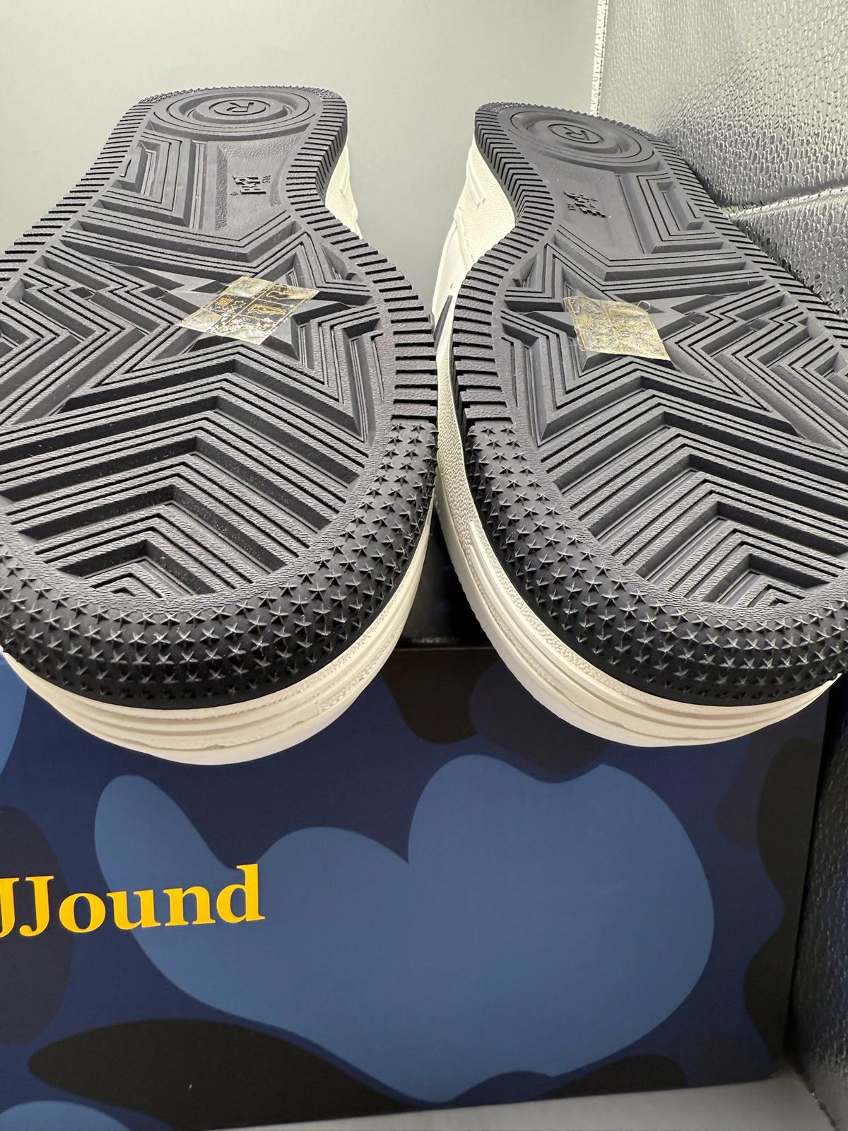 Size 10 ABathing Ape Bape Sta Low x JJJJound White Navy