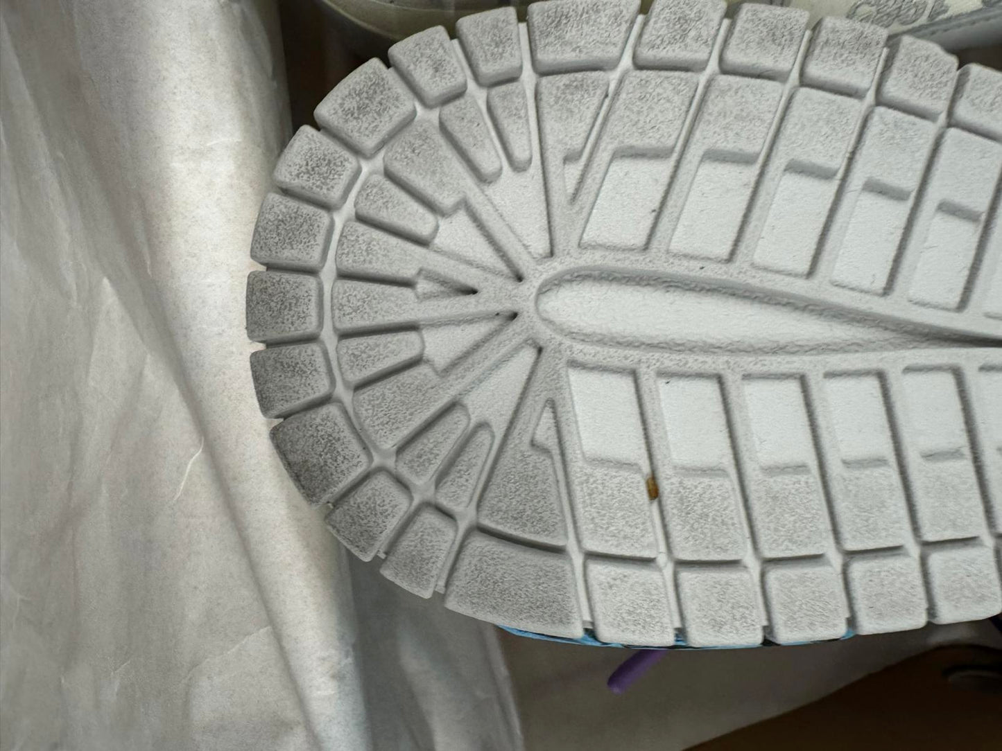 Size 10 Nike Dunk Low Off-White Lot 48 USED