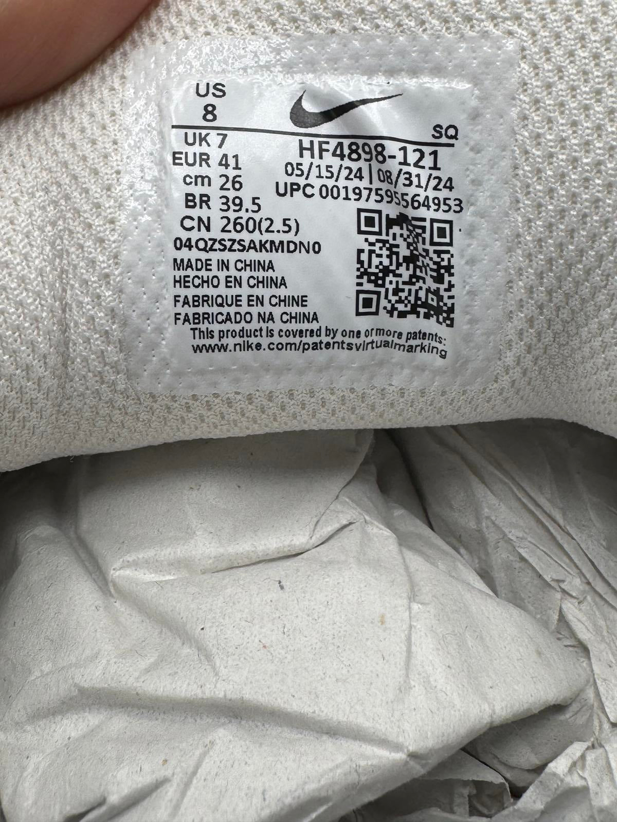 UK 7 Nike P6000 Summit White Brand New