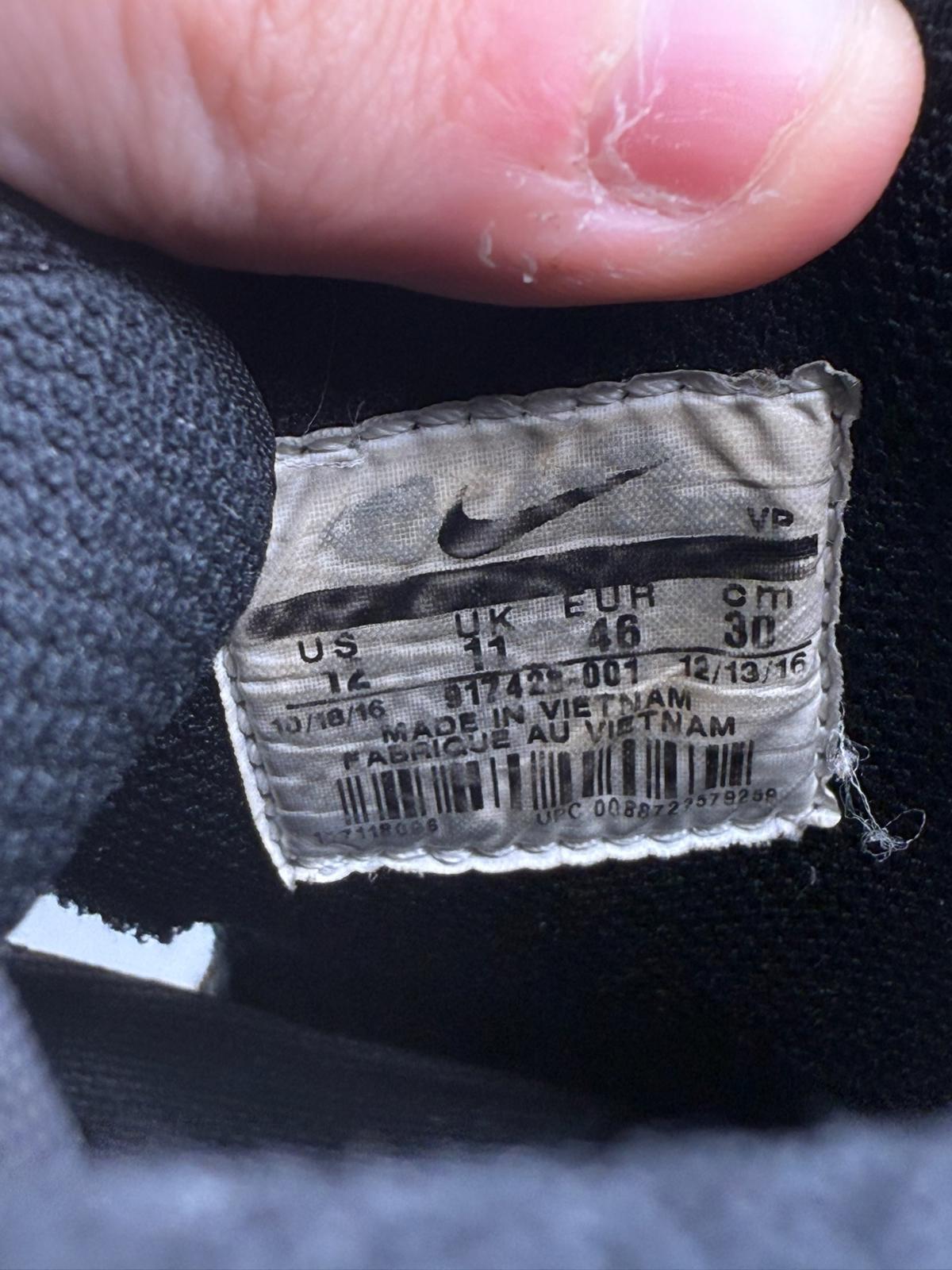 Size 11 CDG Nike SB Dunk High Clear Used