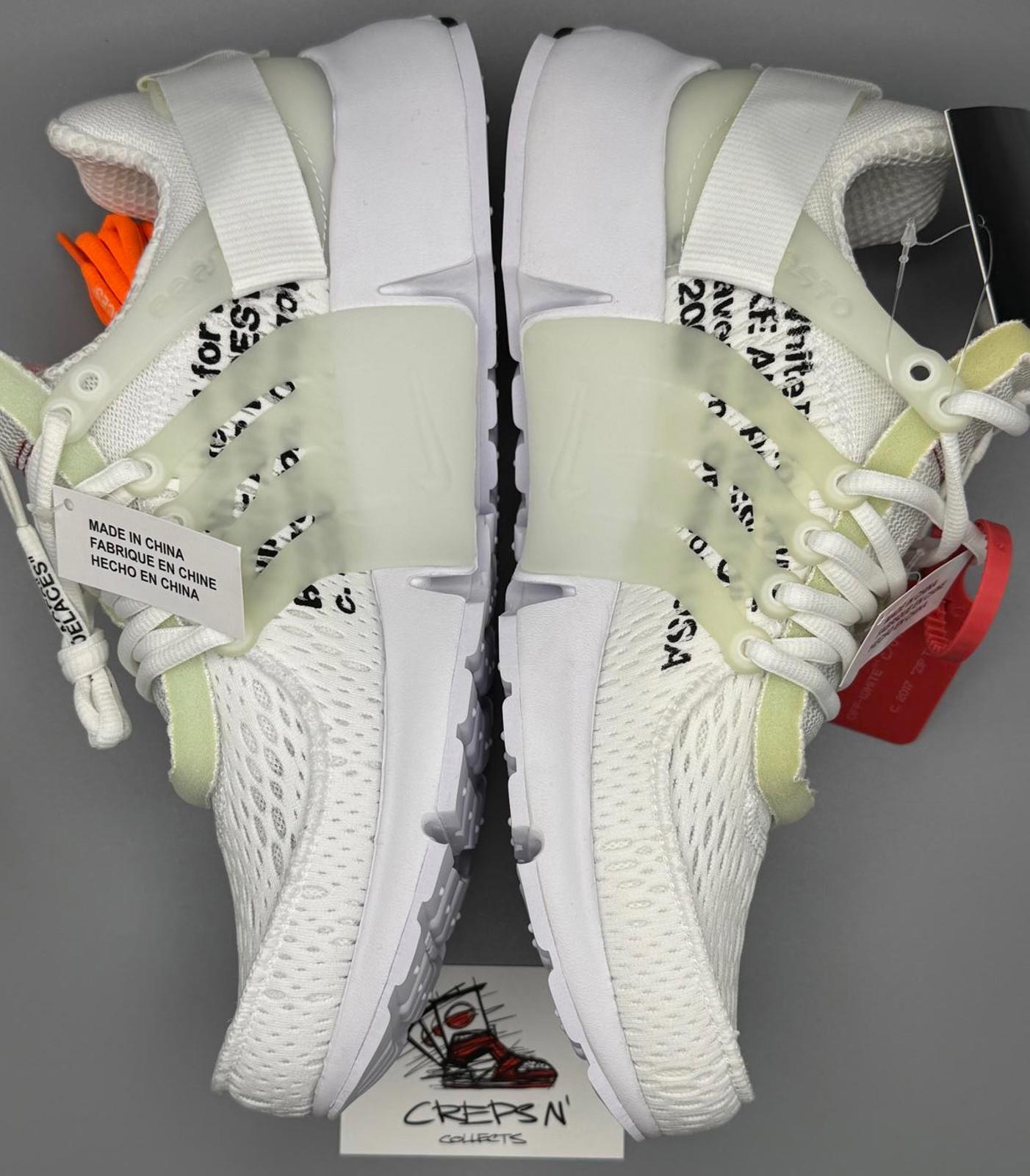 Size 8 Nike Off White Presto White Unworn New DS