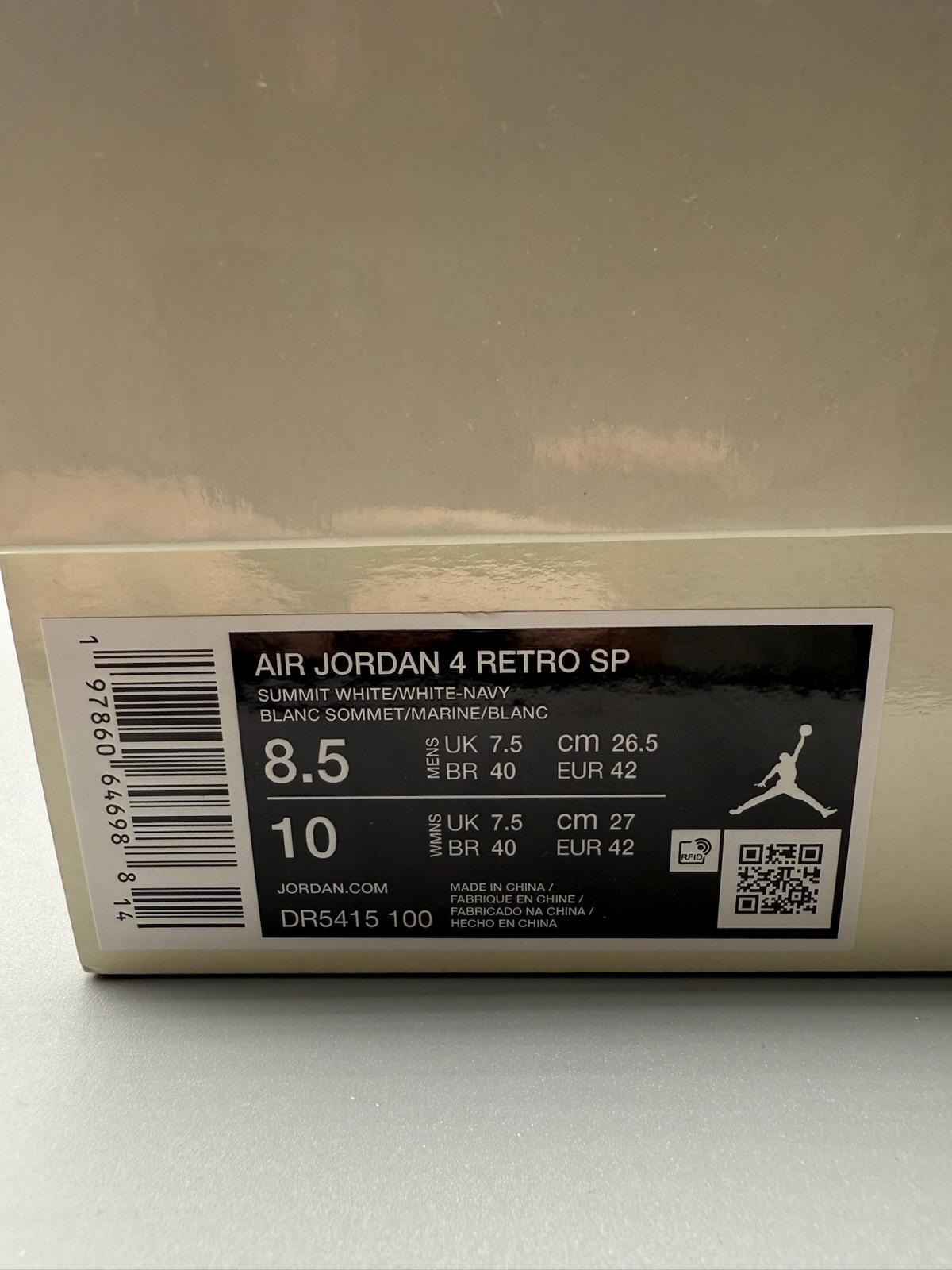 Size 7.5 Nike SB Air Jordan 4 Blue Brand New