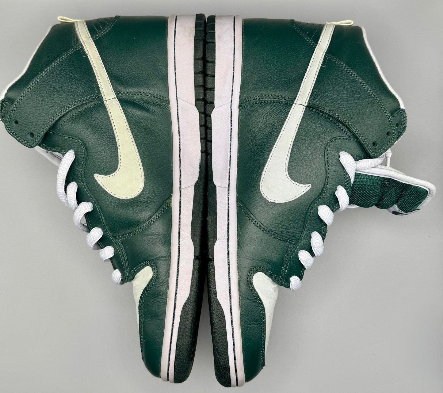 Size 9 SB Dunk High Ghost Green OG All Used
