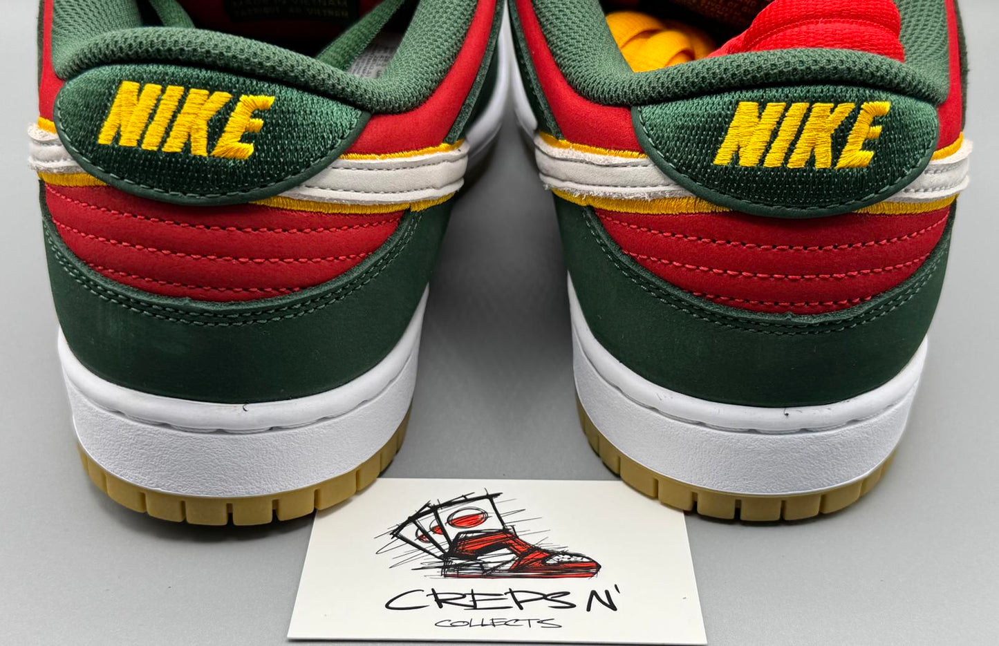 Size 9.5 Nike SB Dunk Lo Pro Premium Seattle Super Sonic Low New