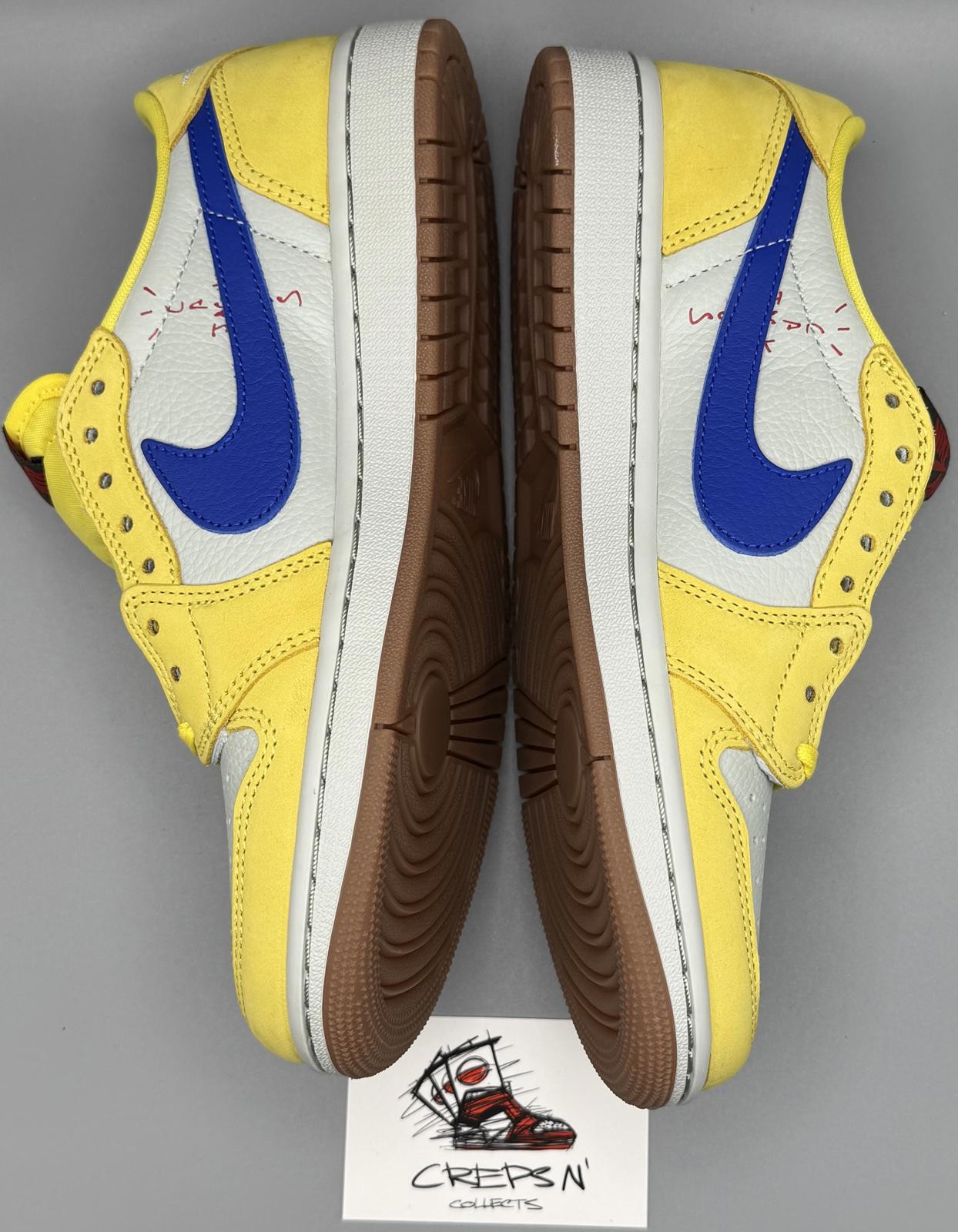 Size 5.5 Jordan 1 Low Travis Scott Canary