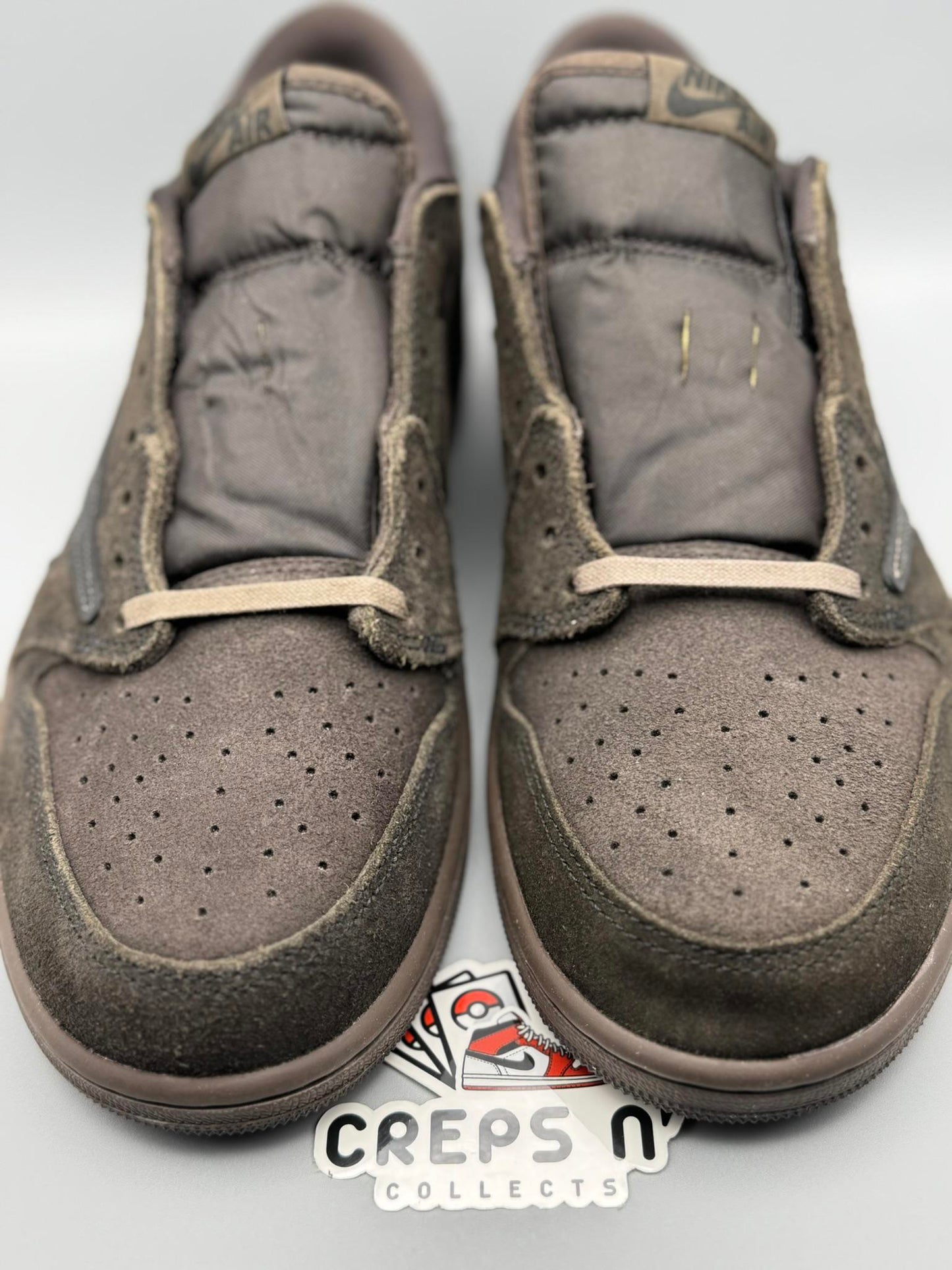 Size 8 Jordan 1 Low Velvet Brown Travis Scott | Authentic