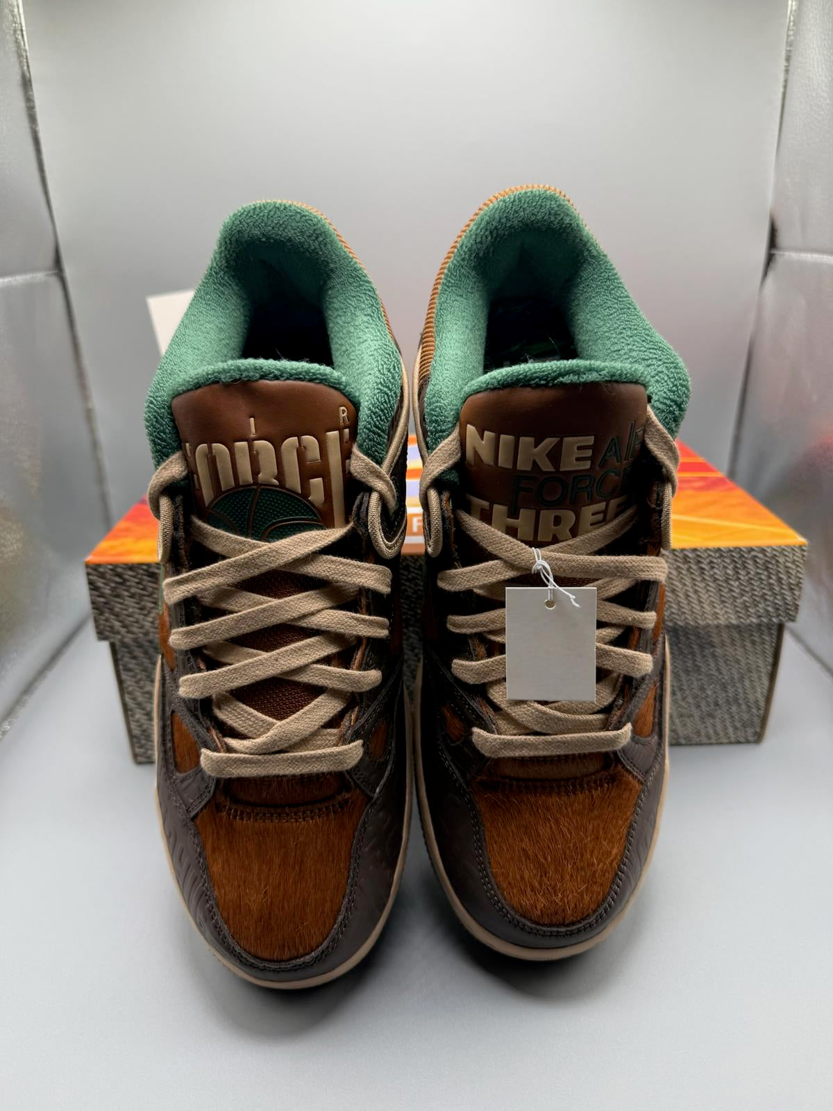 Size 8 Nike Air Force 3 Nigo Baroque Brown Pecan Fir New