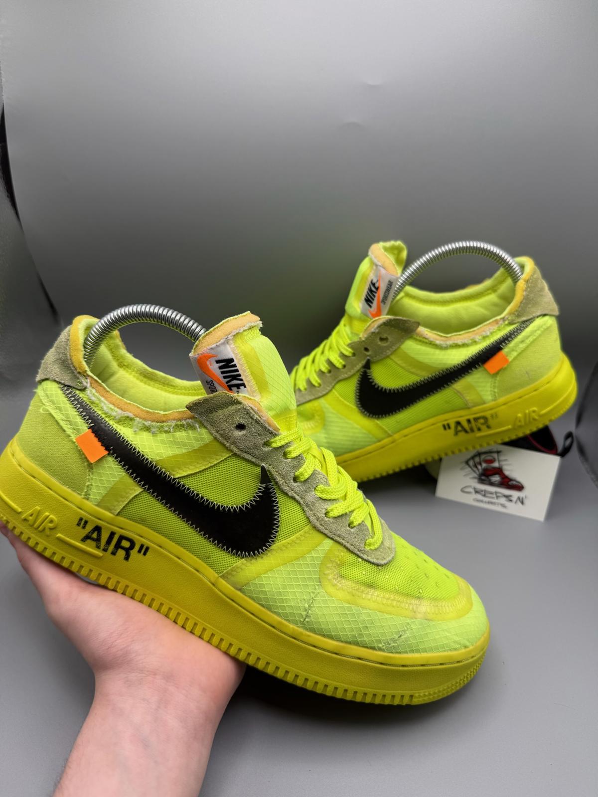 Size 8.5 Nike X Off-white Air Force 1 Volts Used Good Condition