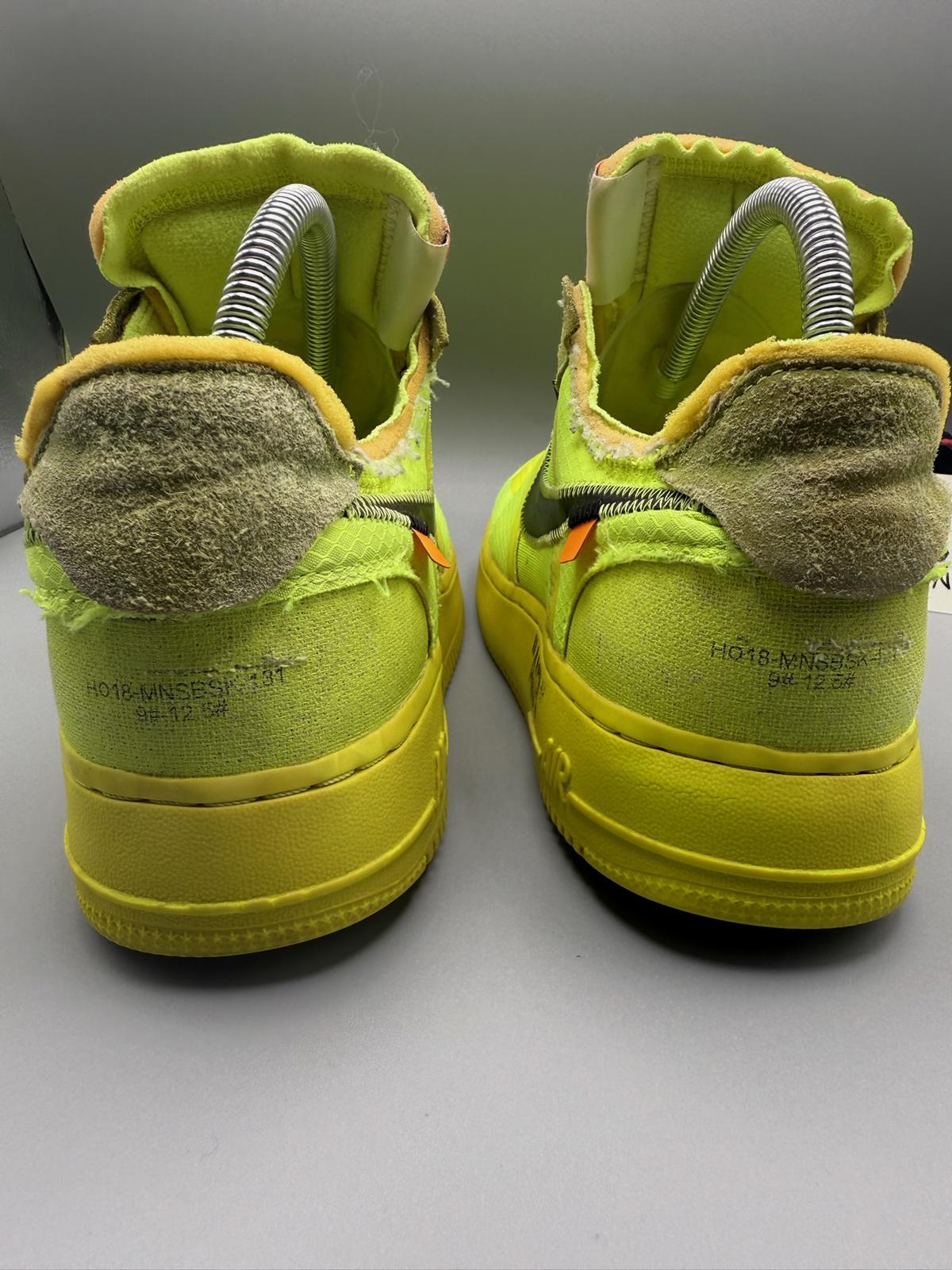 Size 8.5 Nike X Off-white Air Force 1 Volts Used Good Condition