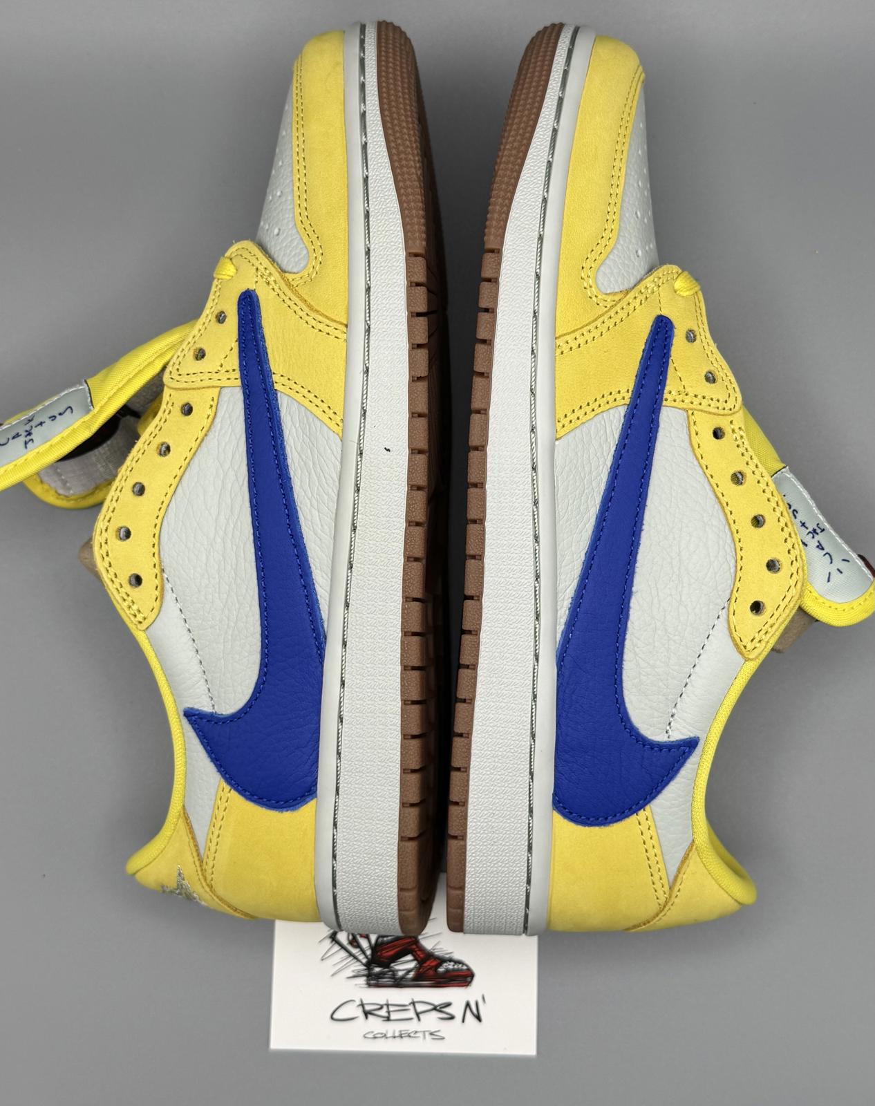 Size 5.5 Jordan 1 Low Travis Scott Canary