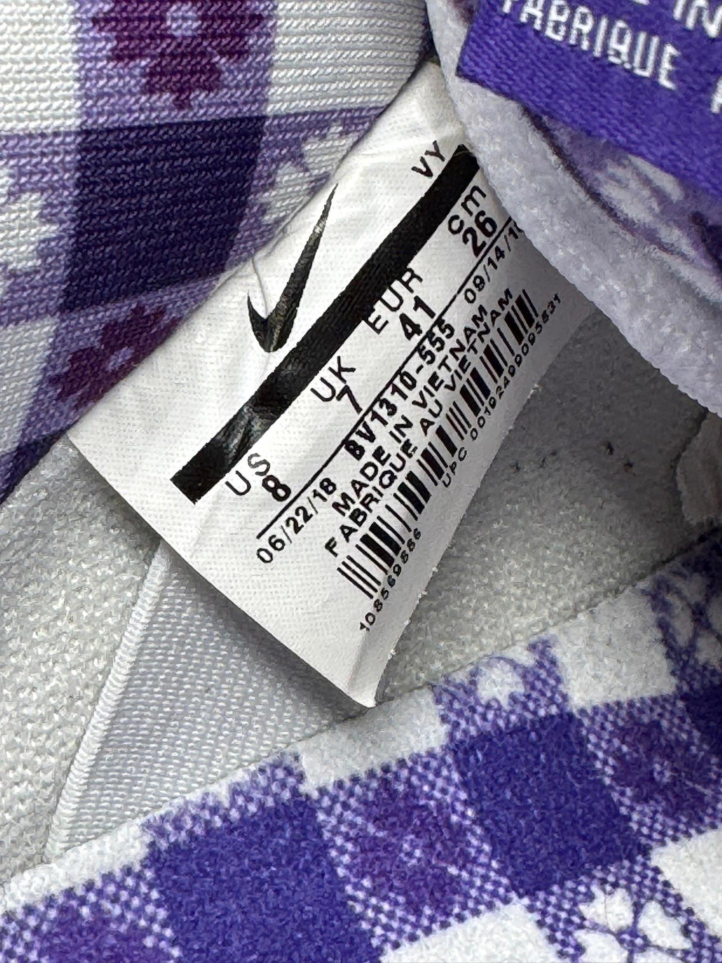 Size 7 SB Dunk Low Purple Lobster USED Very Good Condition AUTHENTIC