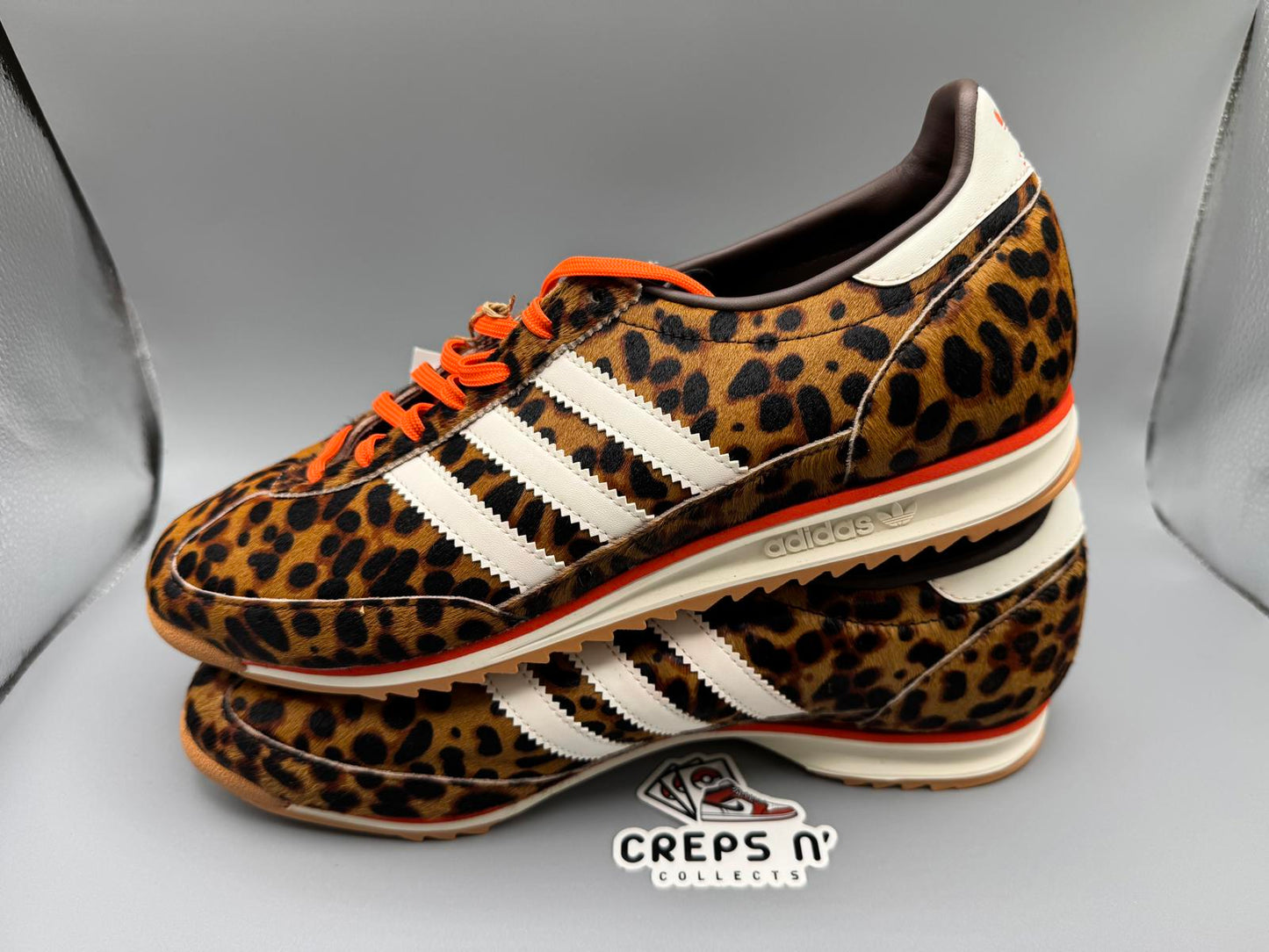 Adidas Samba OG Leopard Cheetah Print Orange Cream - UK9.5 - JI2734 BRAND NEW