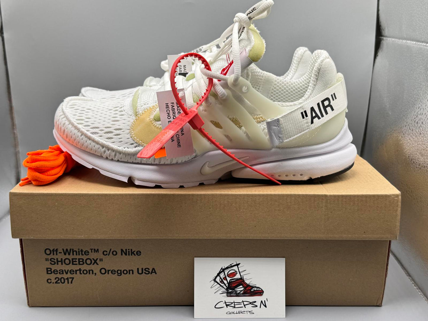 Size 8 Nike Off White Presto White Unworn New DS