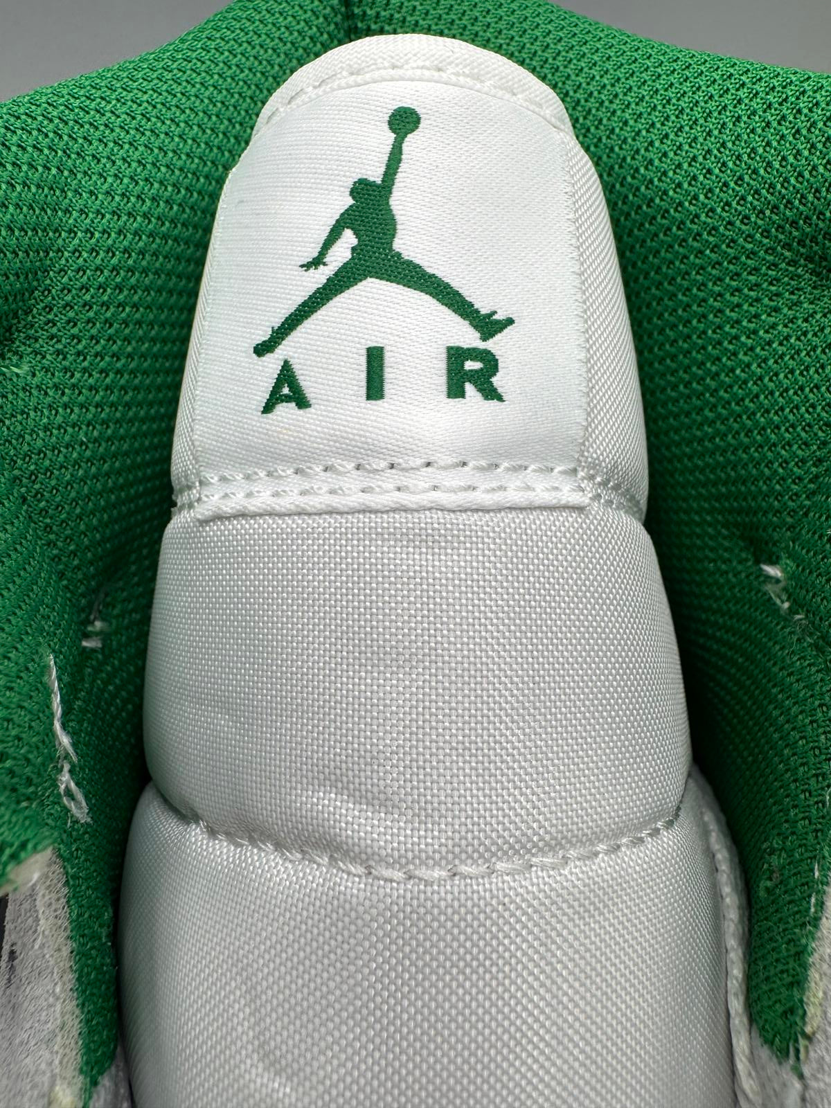 Nike Air Size 8.5 Jordan 1 Mid Grey/Pine Green Brand New In Box