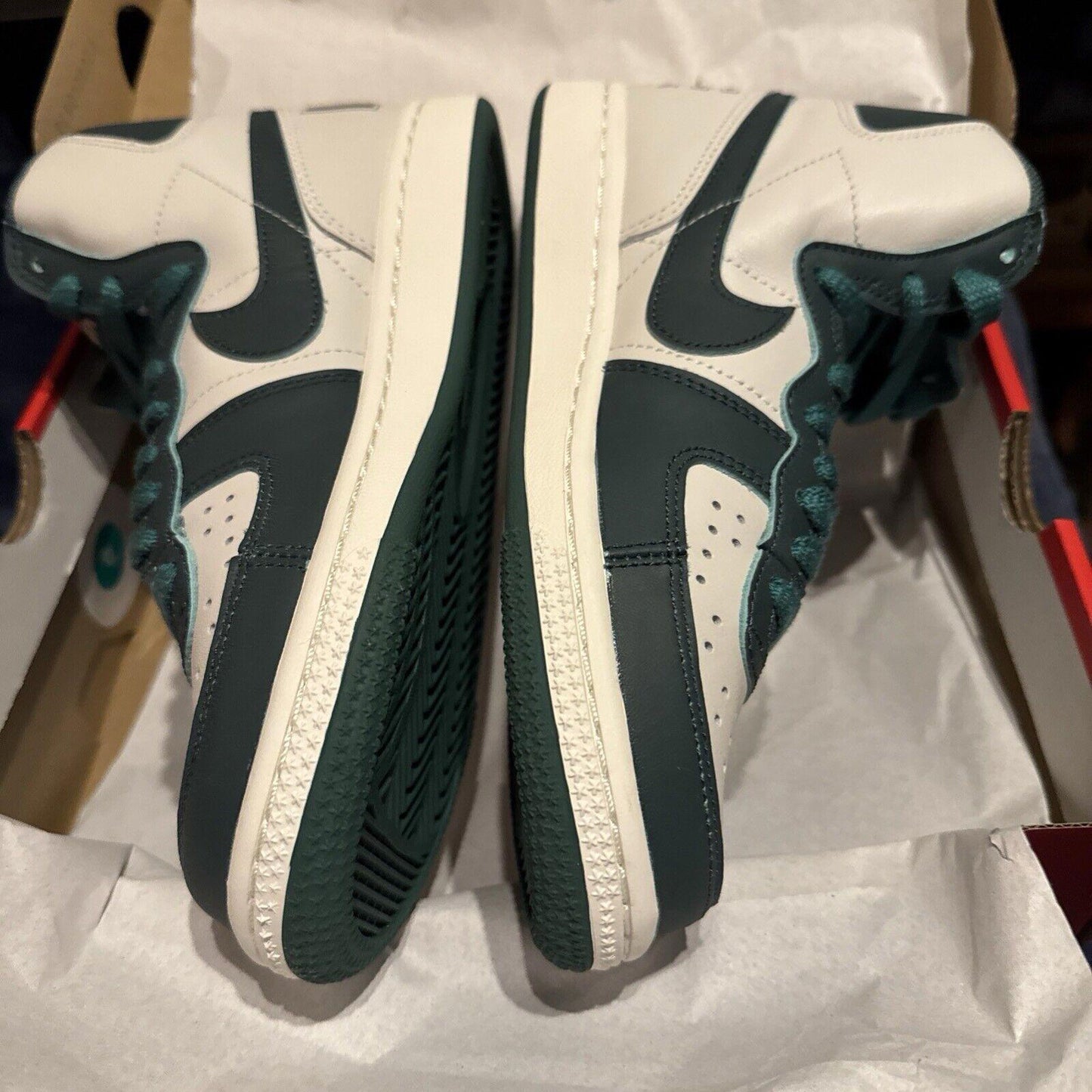 Size 4.5 Nike Terminator High Green White Sail Authentic