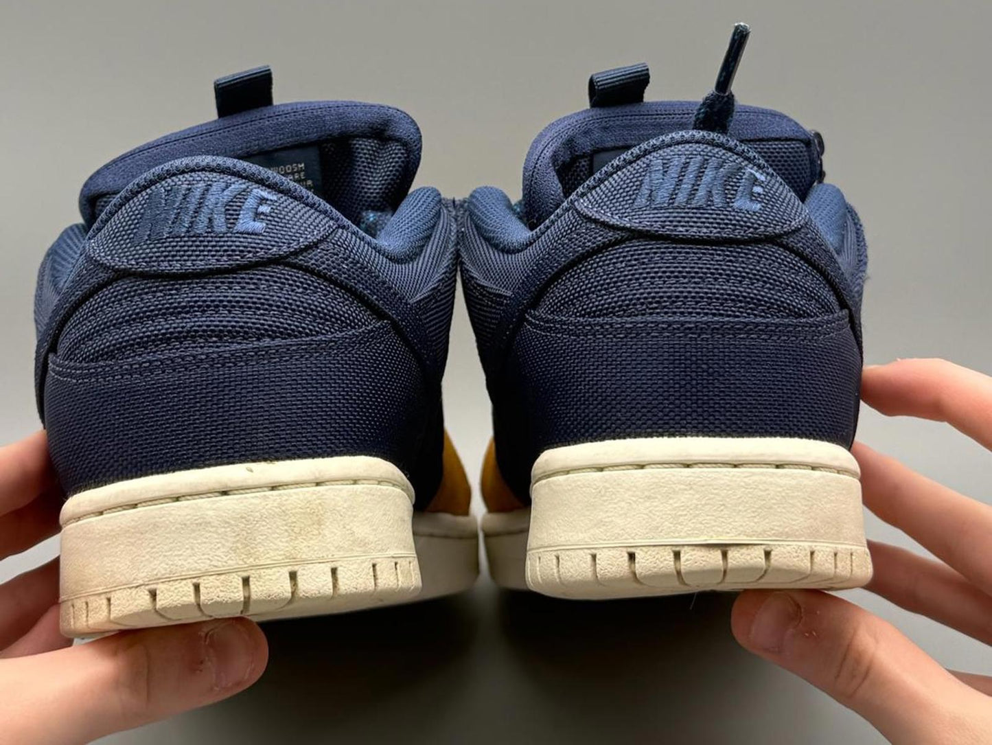Size 7.5 UK Nike SB Dunk Low 90s Back pack Midnight Navy Ochre DX6775-400