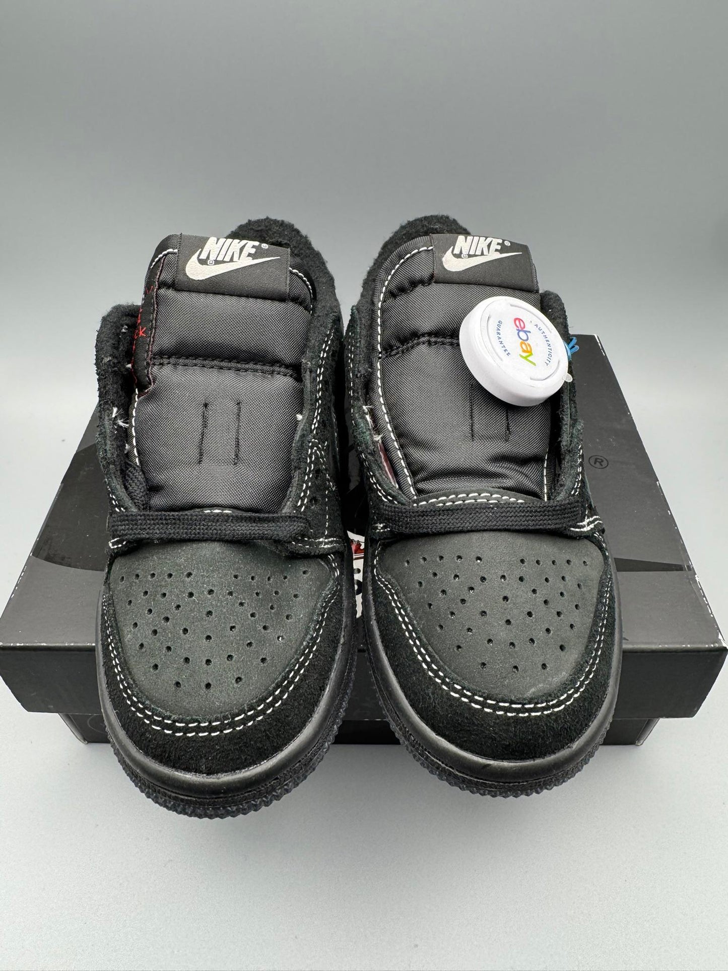 Size 11.5 (PS) Jordan 1 Low OG SP Travis Scott Black Phantom