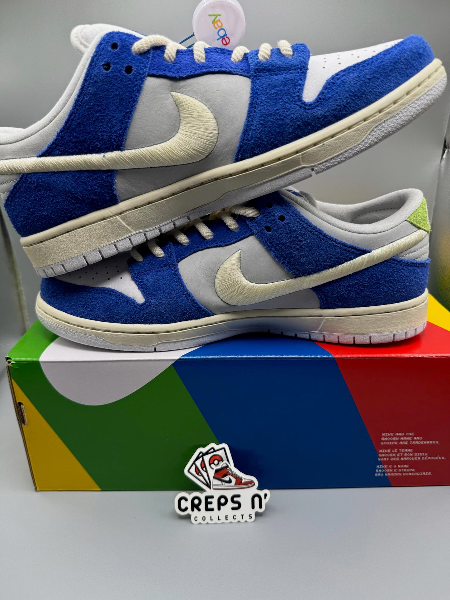 UK 8.5 Nike SB Dunk Low Pro x Fly Streetwear Gardenia