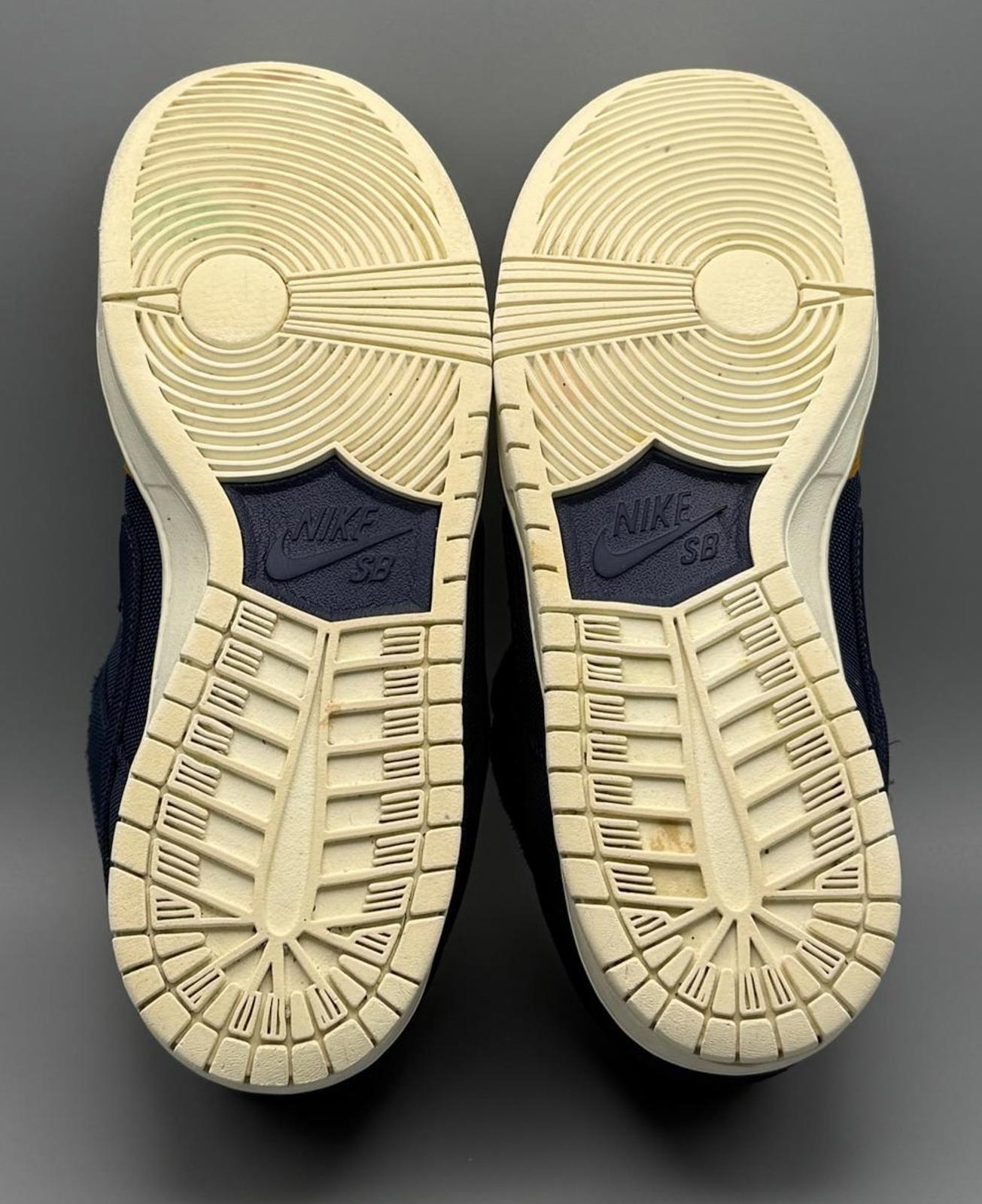 Size 7.5 UK Nike SB Dunk Low 90s Back pack Midnight Navy Ochre DX6775-400