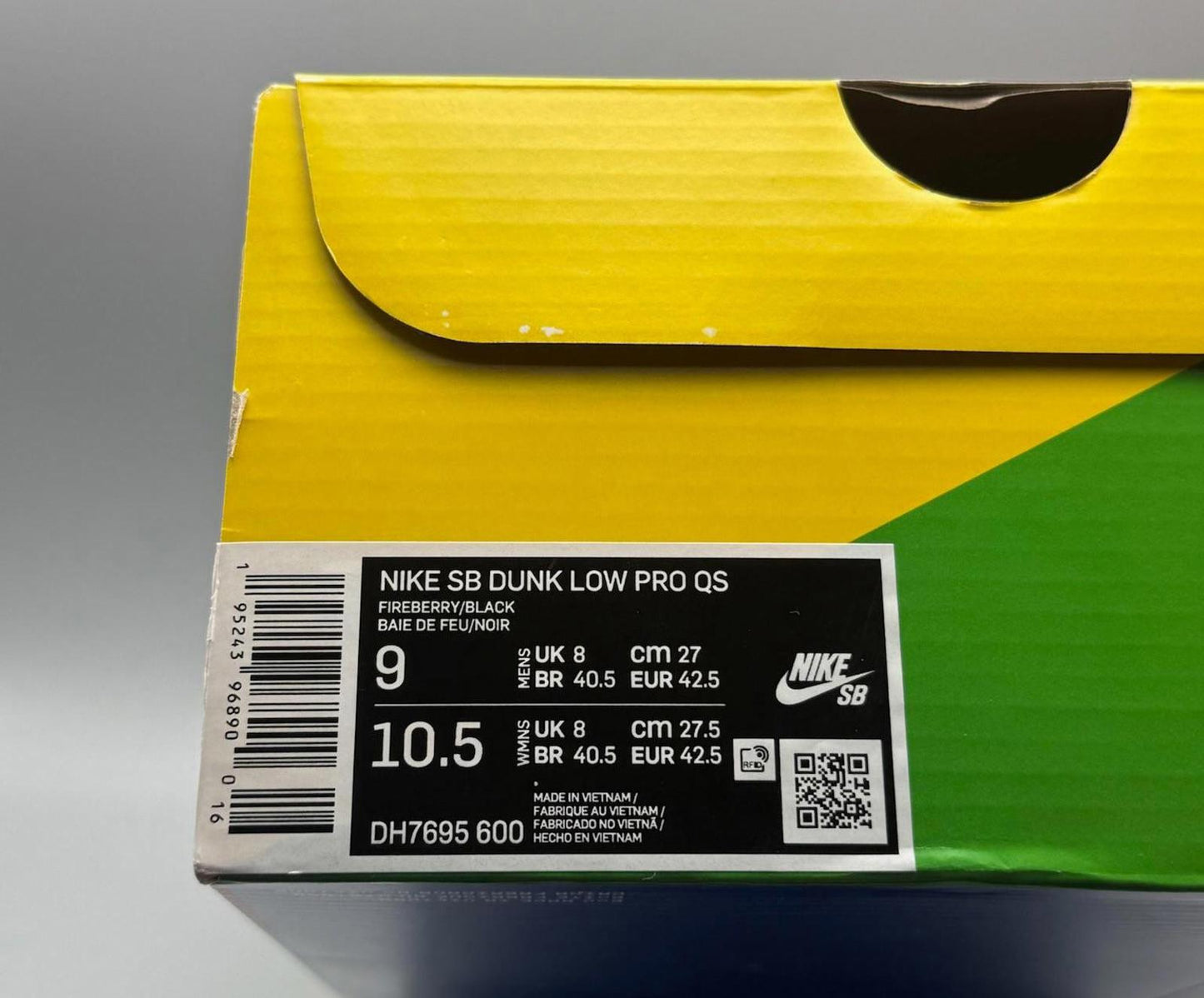 Size 8 Nike Dunk Low Pro SB x Parra Abstract Art NEW