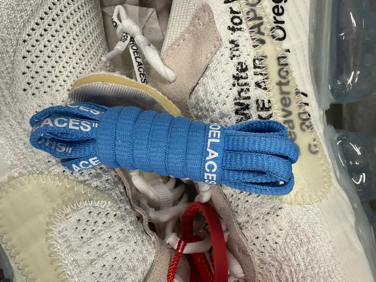 Size 8.5 Nike Air Vapormax Flyknit 2 Off White OG WHITE