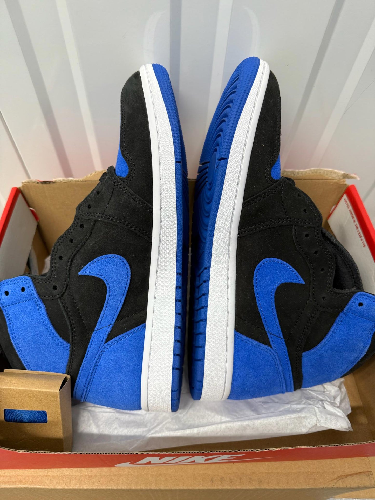 Size 8.5 Jordan 1 Retro High OG Royal Reimagined Full Suede DS NEW