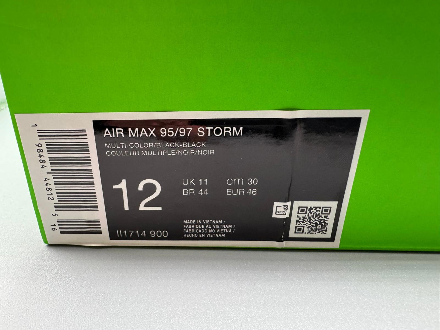 Nike Air Max 95/97 Uni Oregon Ducks Of A Feather "Storm" - UK 11 US 12 DS OG ALL