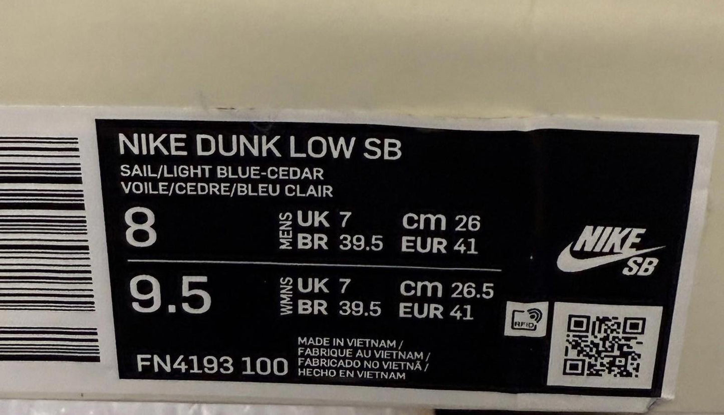 Size 7 Nike SB Dunk Low Crenshaw Skate Club Unworn DS