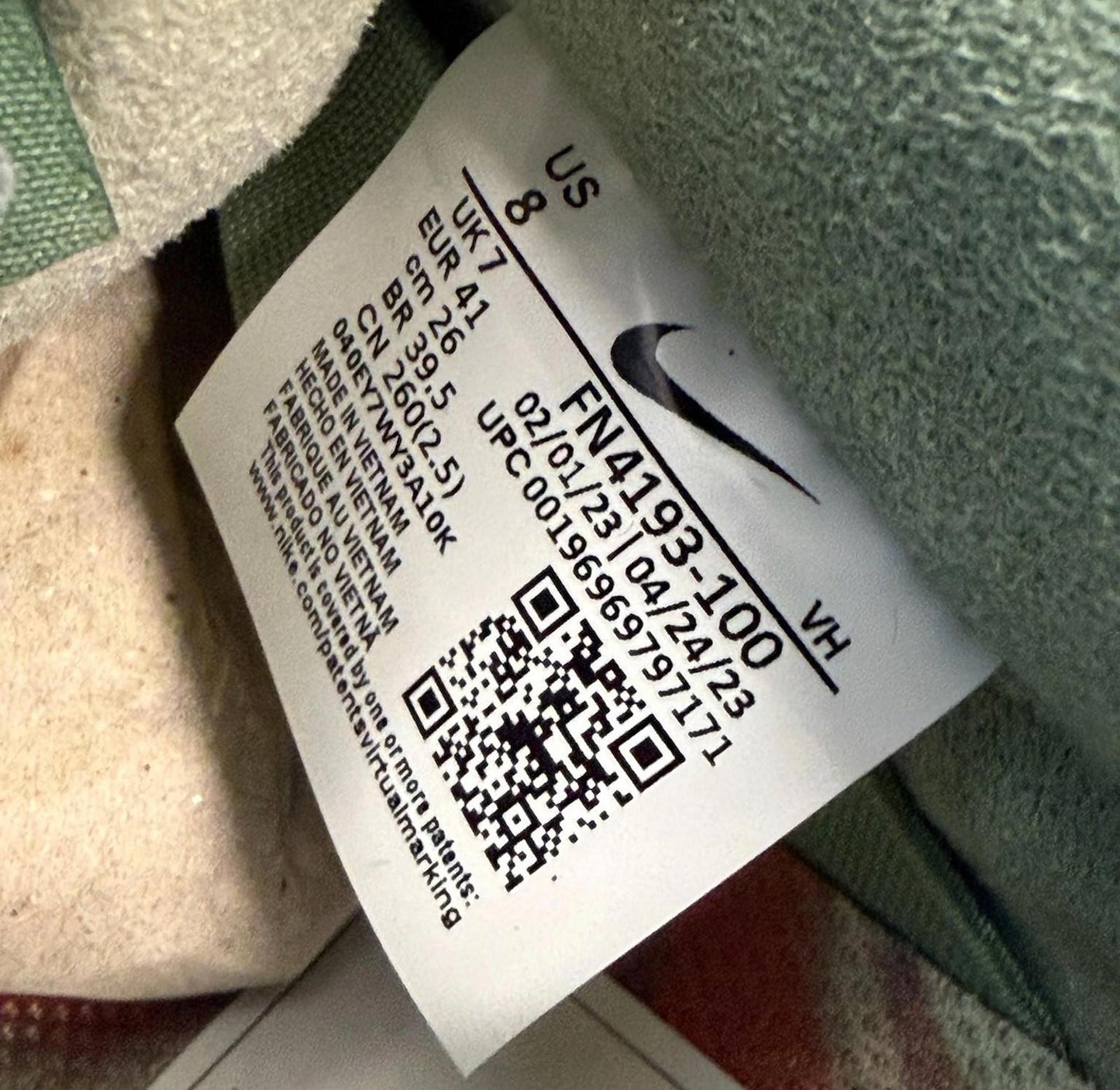 Size 7 Nike SB Dunk Low Crenshaw Skate Club Unworn DS