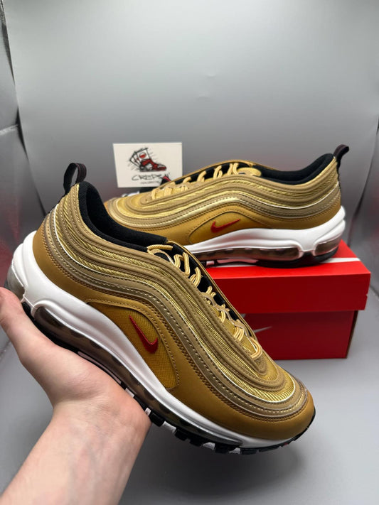 Size 5 UK (GS) Air Max 97 QS 'Gold Bullet' OG All