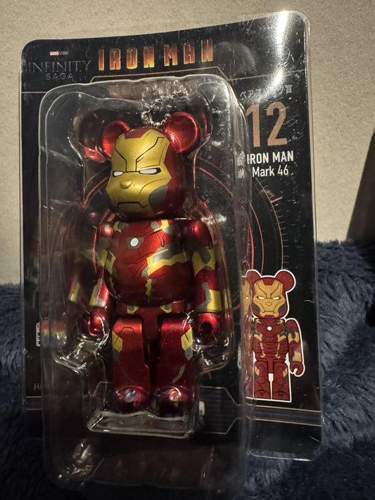 Marvel / Avengers Iron Man #12 Bearbrick 100% Mark 46 Japan Edition