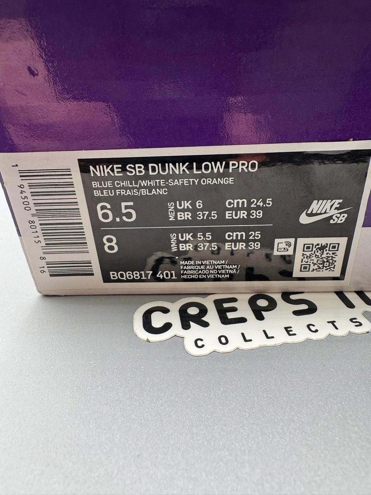 Size 6 Nike SB Dunk Low Gulf Used Clean