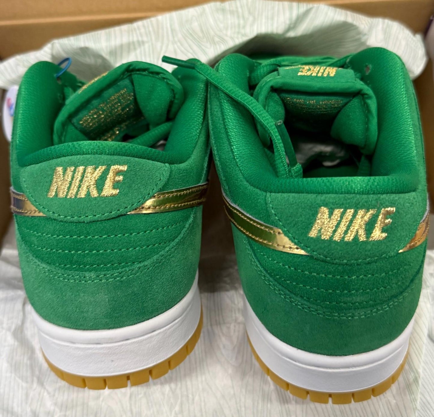 Size 6.5 St Patrick's Day Nike SB Dunk DS BRAND NEW