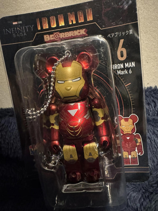 Marvel / Avengers Iron Man #6 Bearbrick 100% Mark 6 Japan Edition