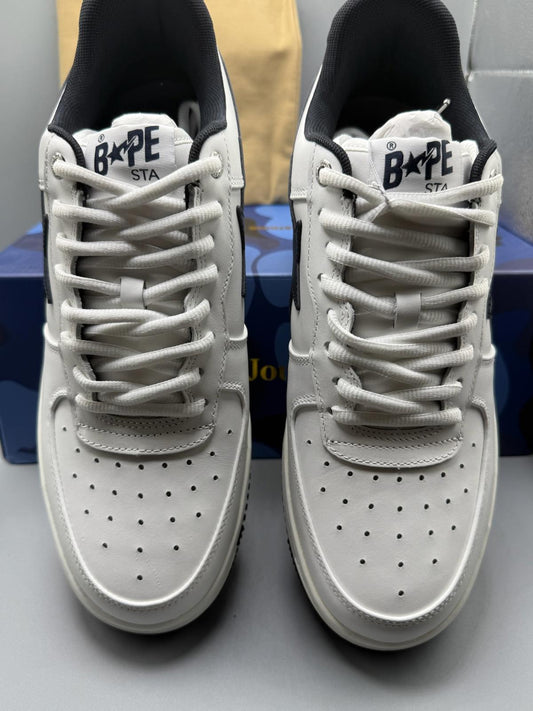Size 10 ABathing Ape Bape Sta Low x JJJJound White Navy