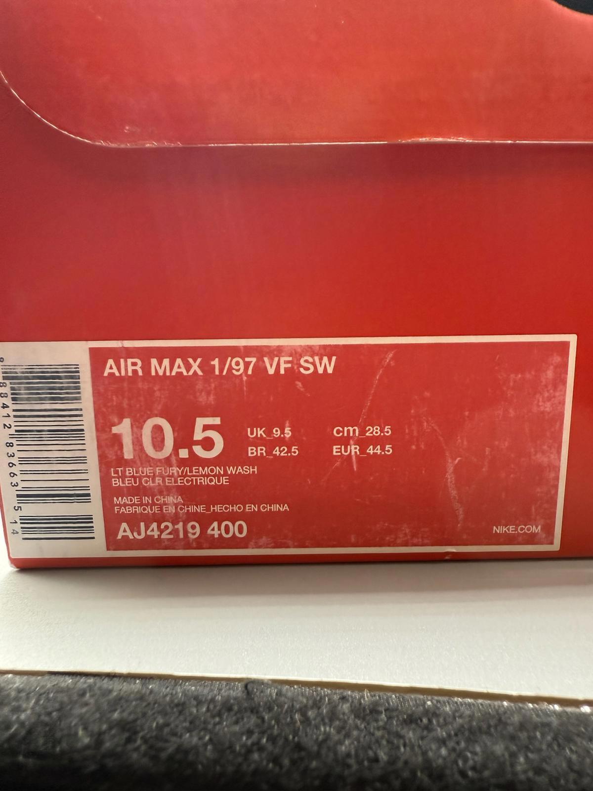 SIGNED Size 9.5 Air Max 97 Sean Wotherspoon Authentic