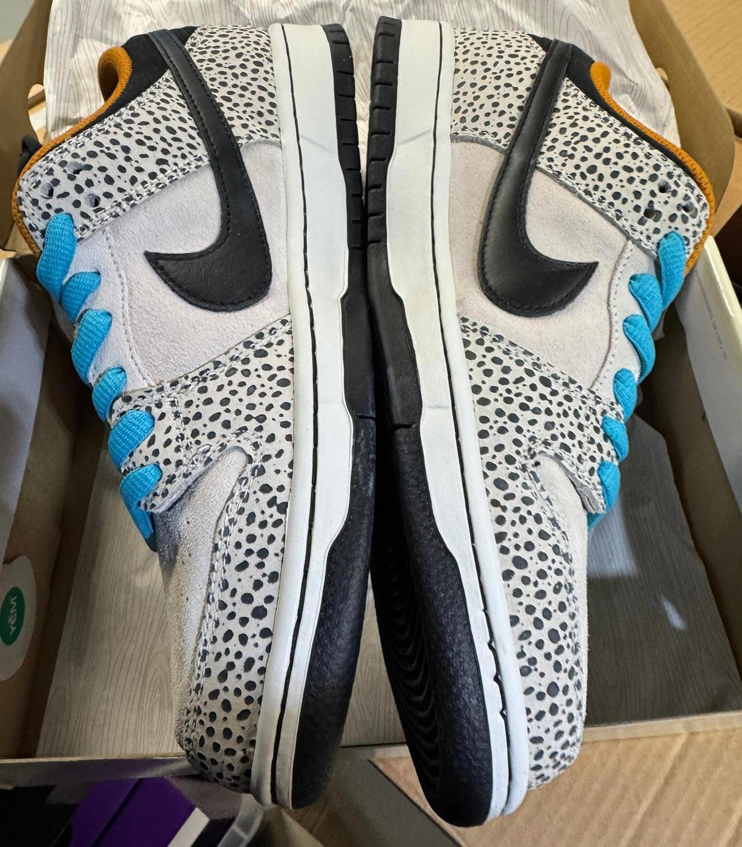 Size UK 8 Nike SB Dunk Low Electric Pack Olympic Safari NEW