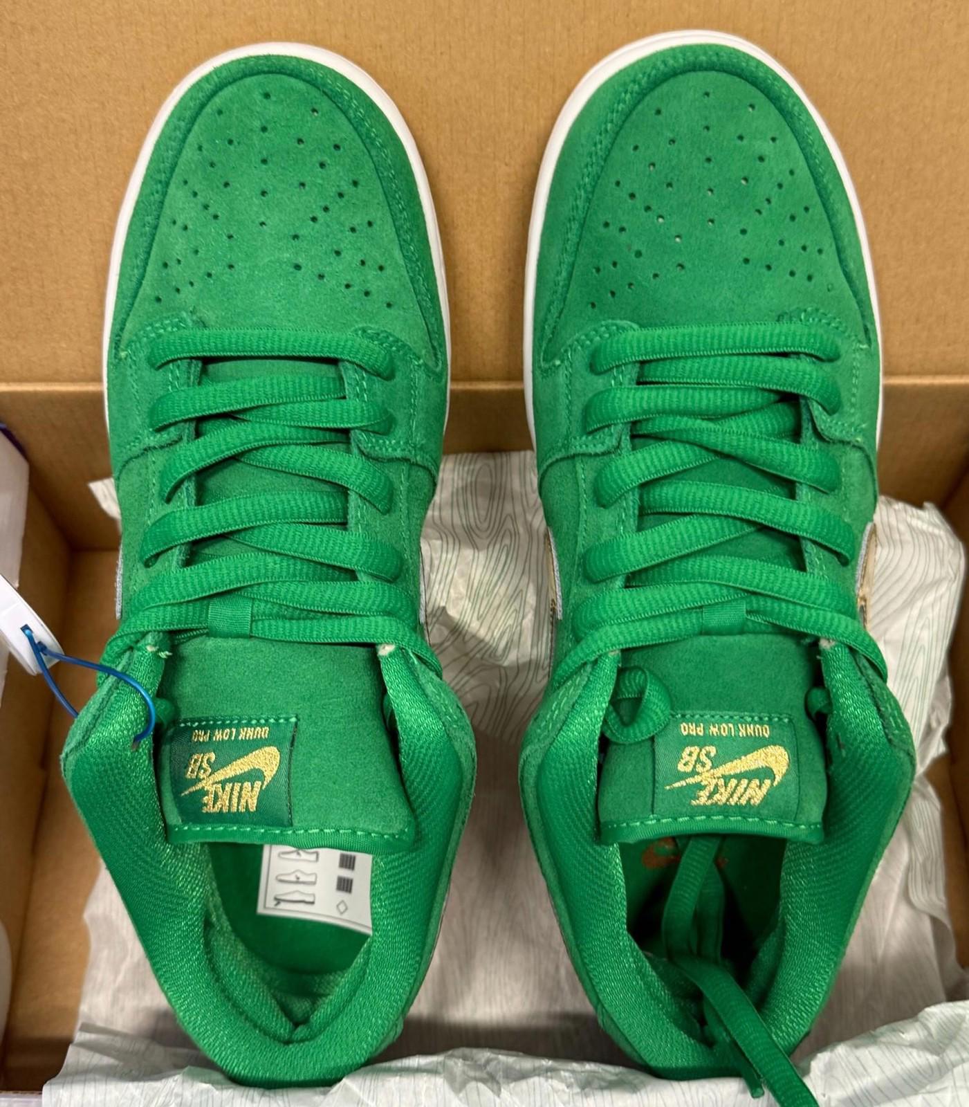 Size 6.5 Nike SB Dunk St Patrick's Day DS BRAND NEW