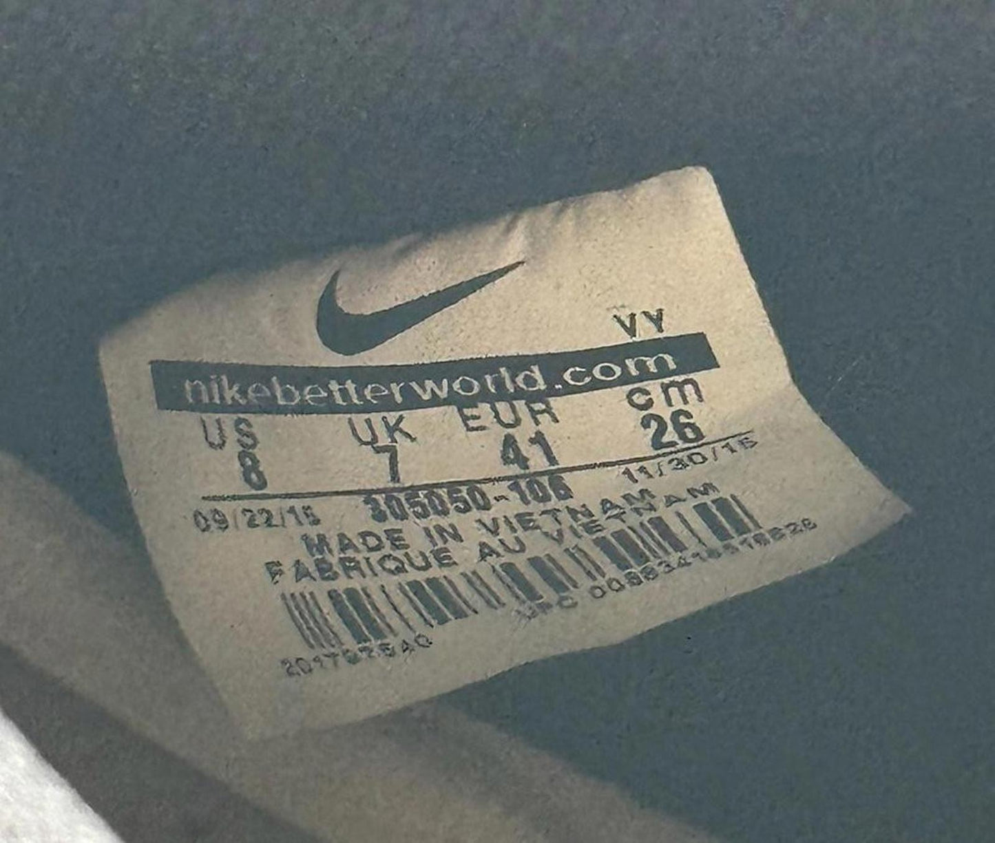 Size 7 Nike SB Dunk High Cherry Blossom USED