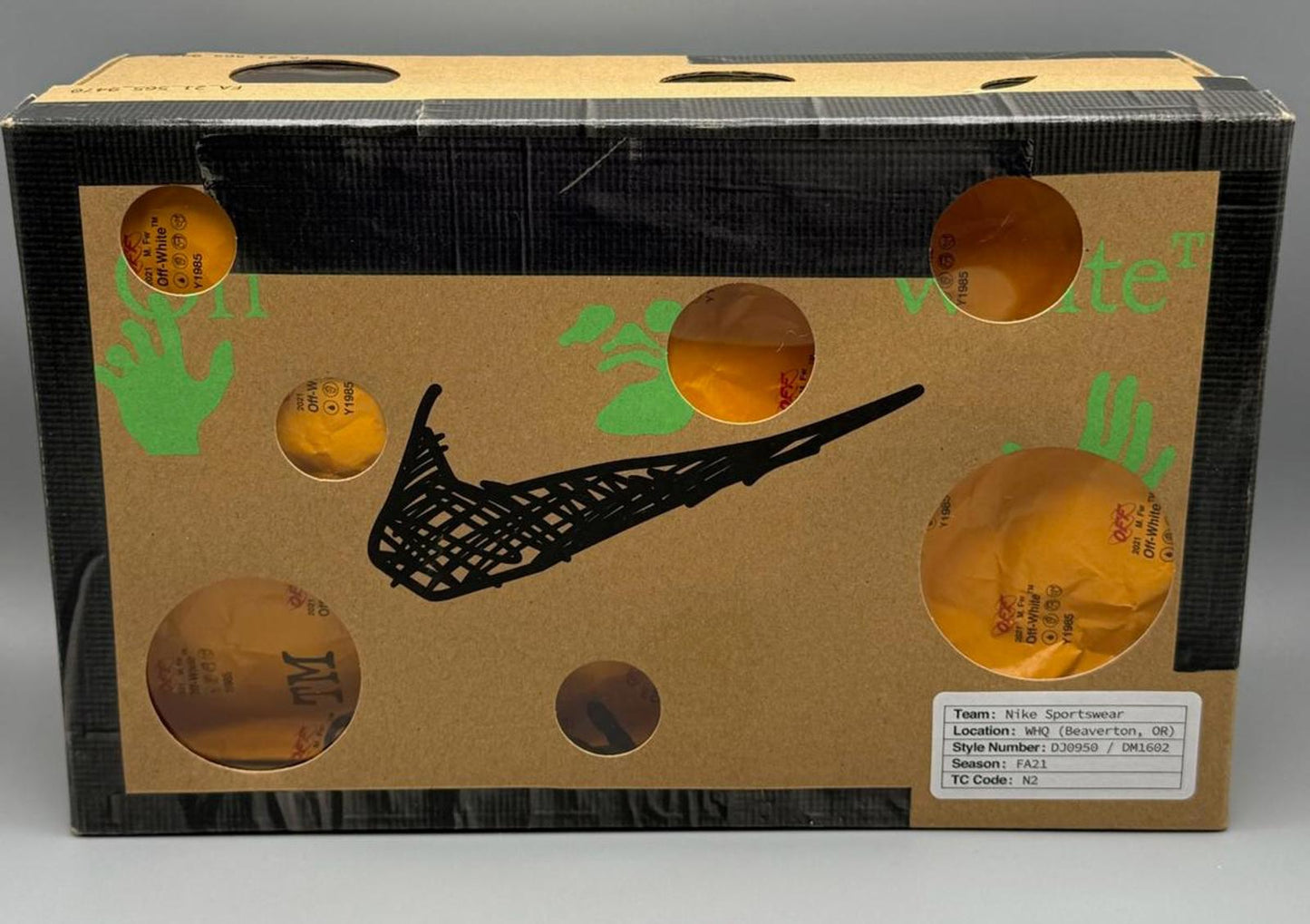 Off-White x Dunk Low 'Lot 34 of 50' USED VNDS