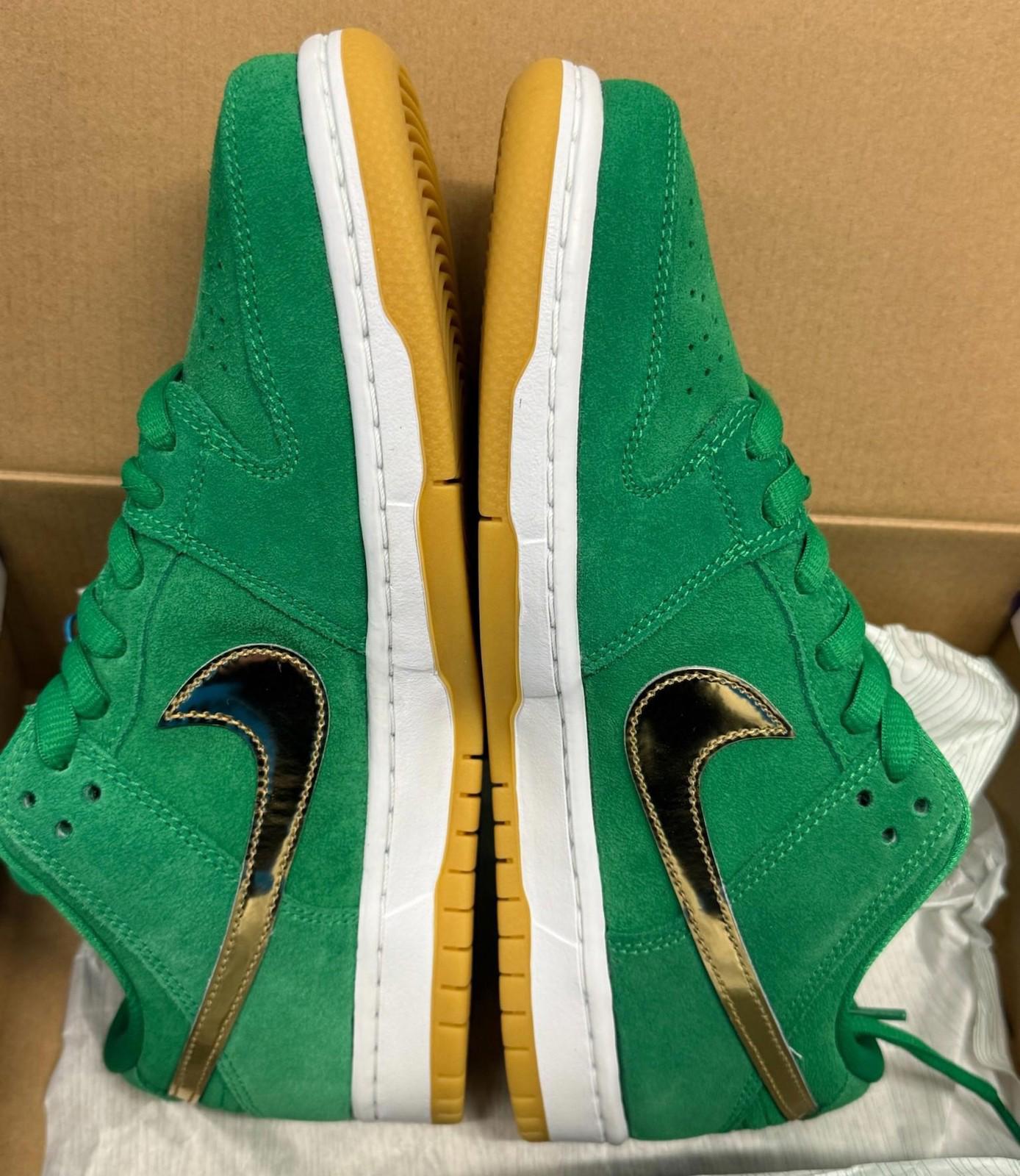 Size 6.5 Nike SB Dunk St Patrick's Day DS BRAND NEW