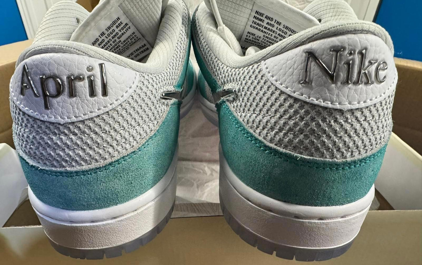 Size 8.5 UK Nike Dunk Low Pro SB 'April' Sneakers