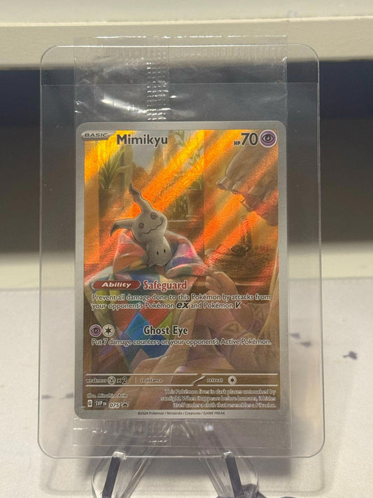 Pokemon Sealed Promo Mimikyu SVP 075 Sealed Mint