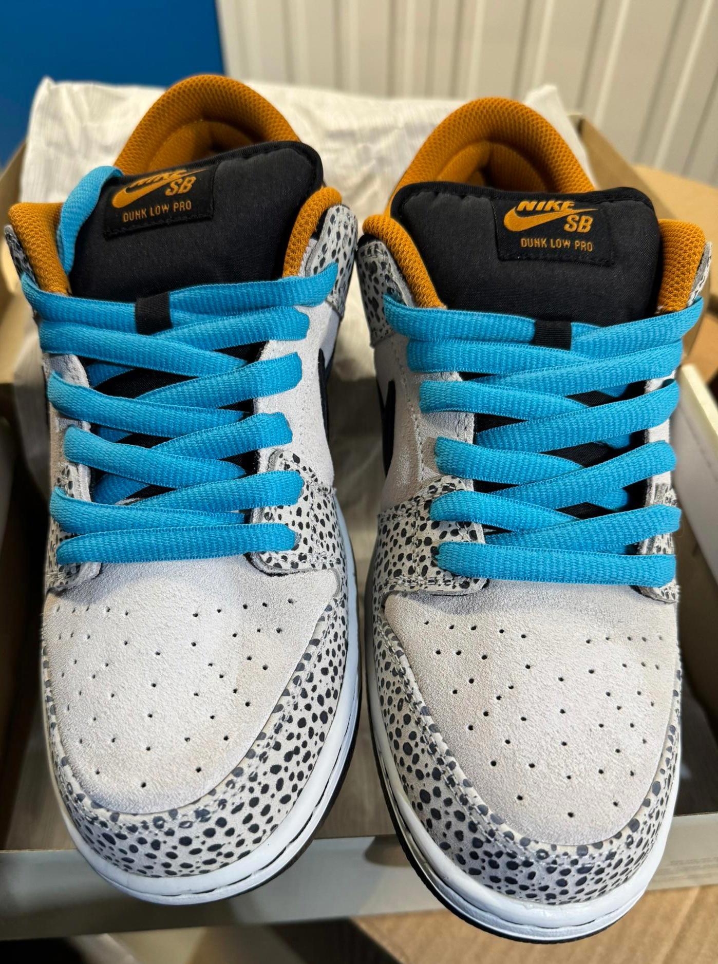 Size UK 8 Nike SB Dunk Low Electric Pack Olympic Safari NEW