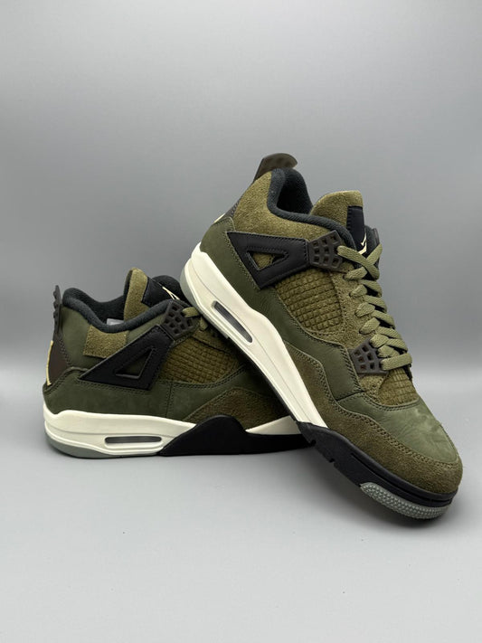 UK 7.5 Nike Jordan 4 Retro SE Craft 'Olive' Brand New Authentic