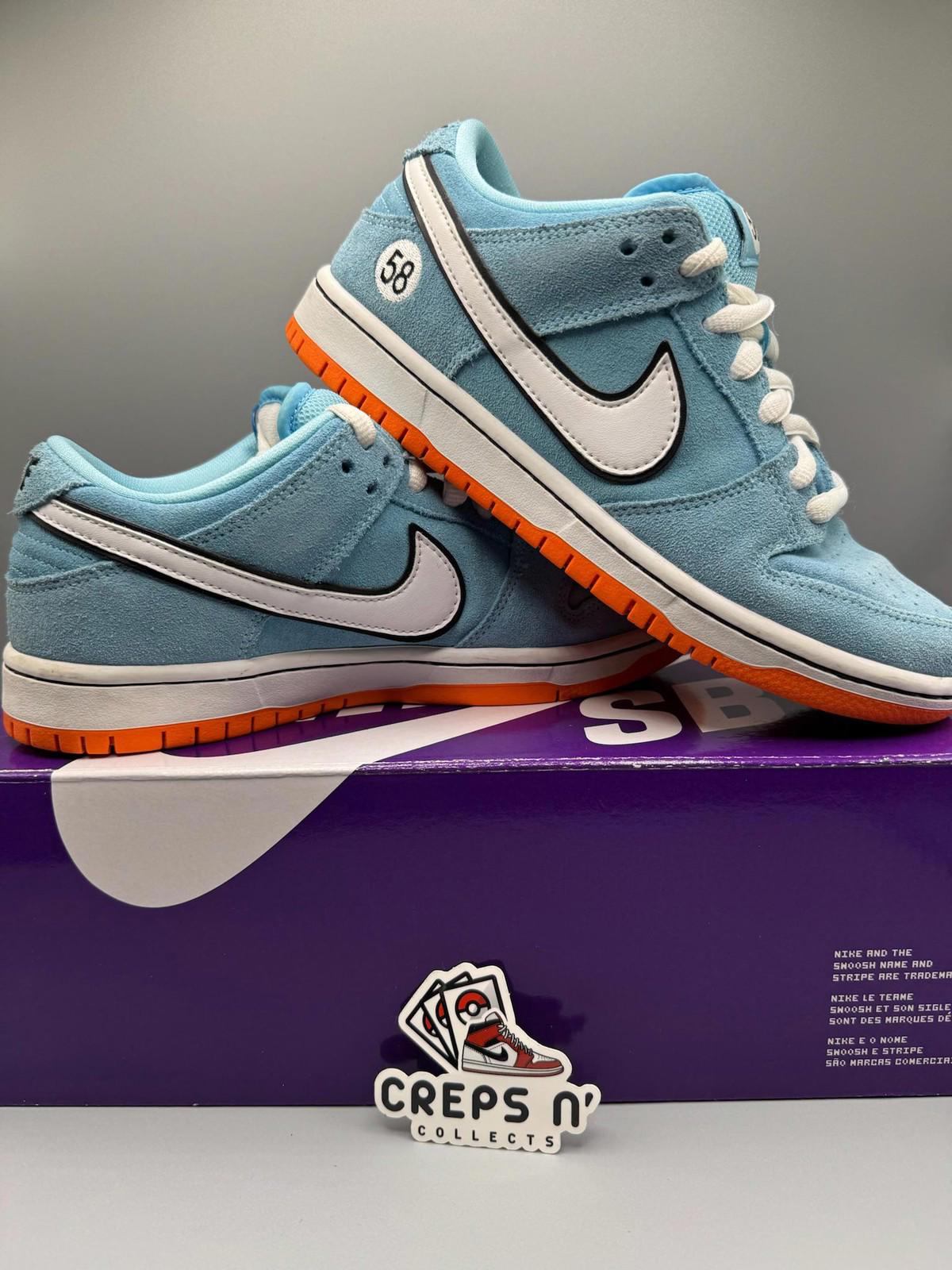 Size 6 Nike SB Dunk Low Gulf Used Clean