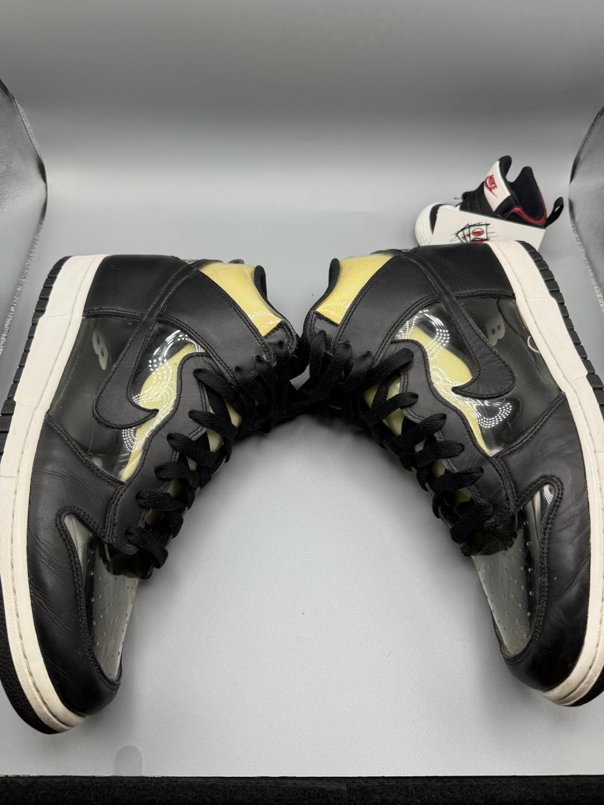 Size 11 CDG Nike SB Dunk High Clear Used