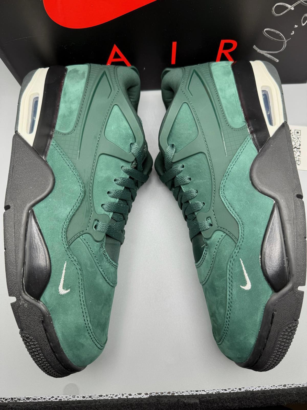 SIGNED BOX Size 8.5 Nigel Sylvester x Air Jordan 4 RM Fence Green SIGNED
