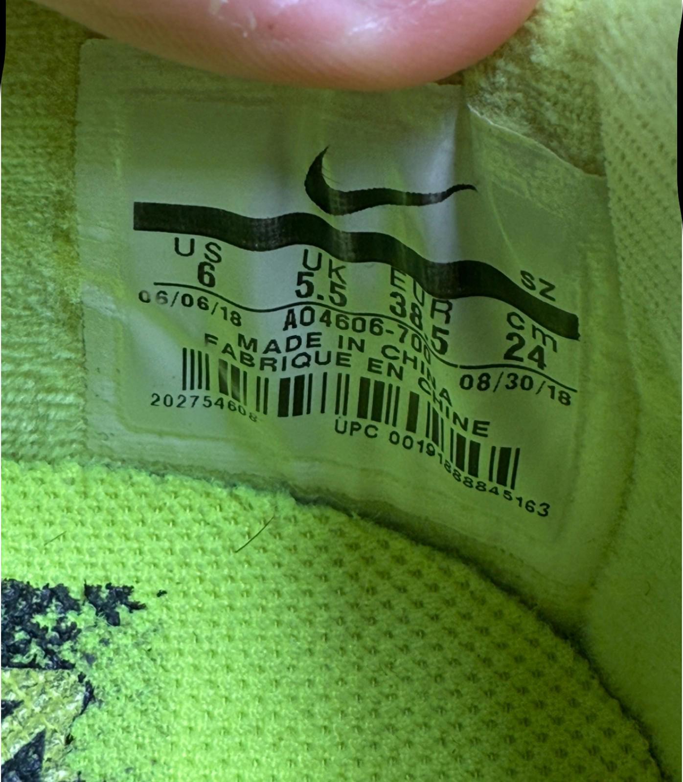 Size 5.5 Air Force 1 x Off White Volts 2018 Used