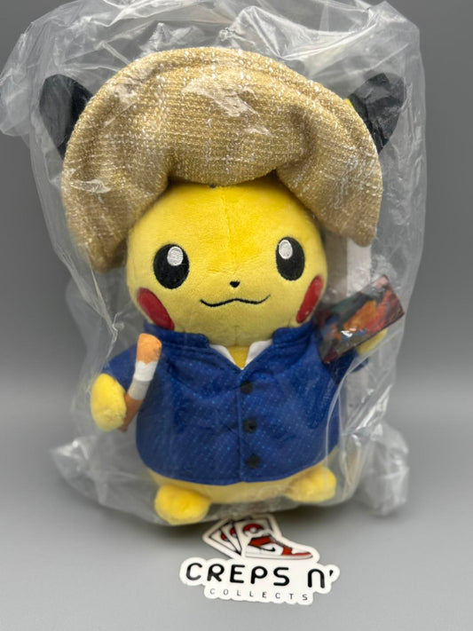 Pokémon Center x Van Gogh Museum: Pikachu Plush 7 ¾ Inch - Brand New & Sealed